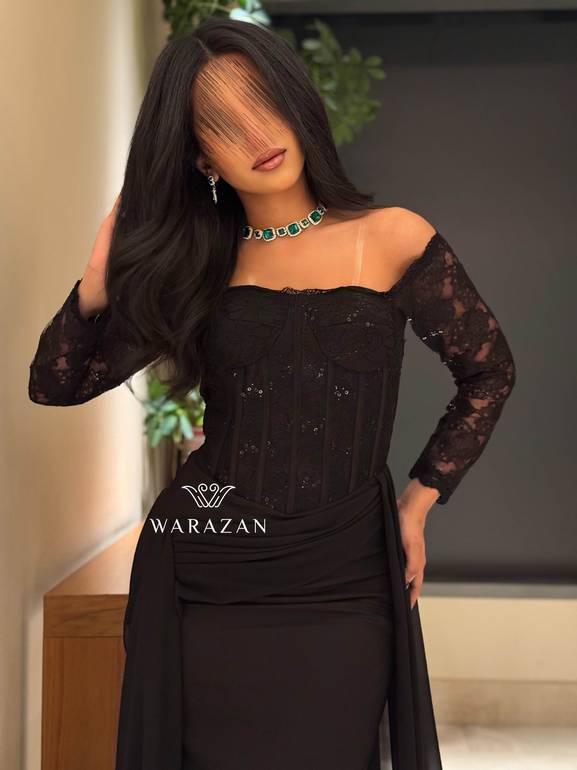 فستان سهره دانتيل بقصة صدر 