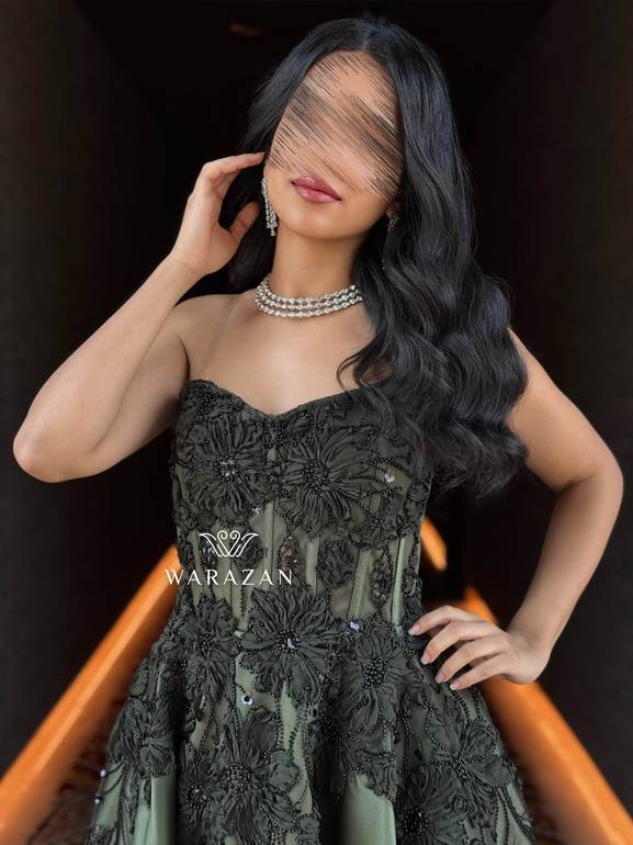 فساتين سهرة راقية بتصميم مميز
