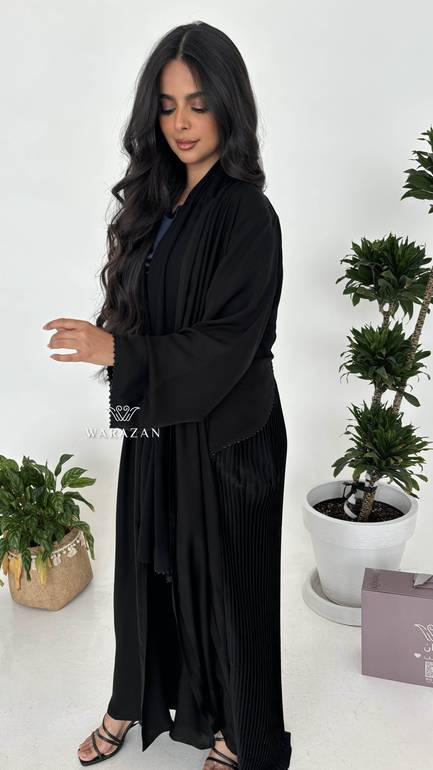 عباية بستايل كسرات من الخلف 