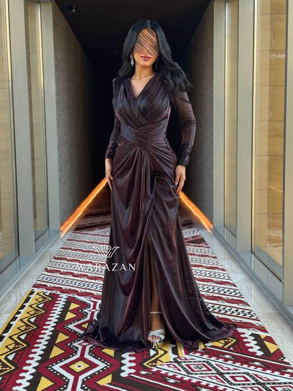 فستان سهره ماسك من الخصر 