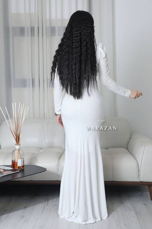فستان سهرة ماسك انيق 