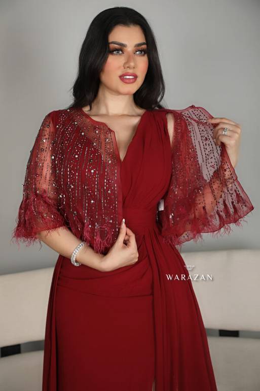 فستان ماسك سهرة قطعتين