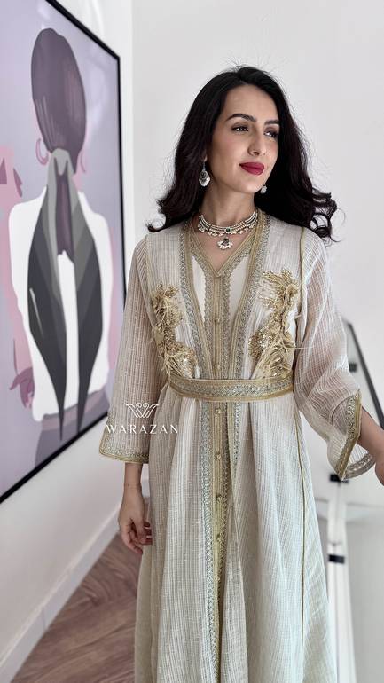جلابيه مغربيه بستايل انيق وملكي