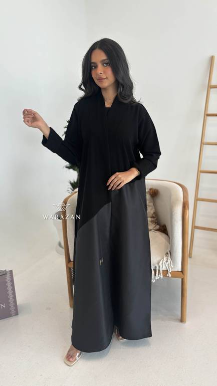 عباية انيقة  ببستايل نصفي 