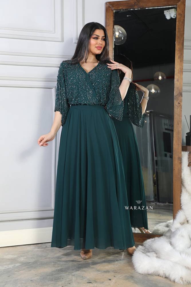 فستان سهره ملكي بتطريز
