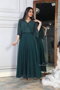 فستان سهره ملكي بتطريز