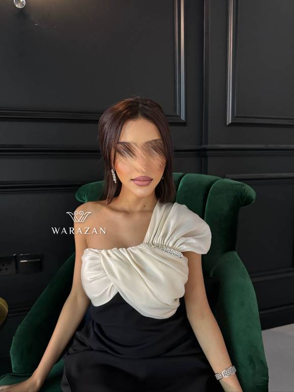فستان بقصة صدر و تدخيلة لول 