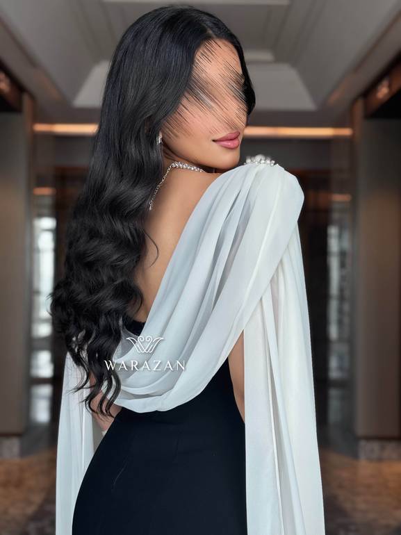 من فستان ماسك باكمام طويله 