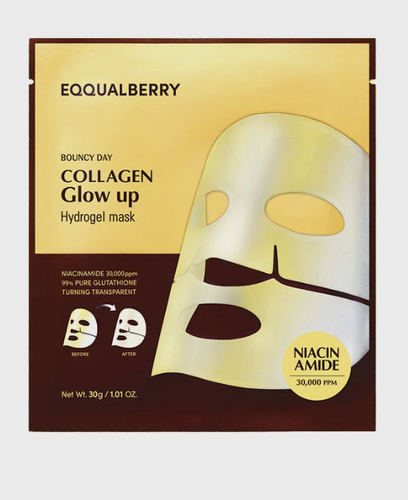ماسك هيدروجيل الكولاجين للتوهج من  EQQUAL BERRY بحجم 30غ