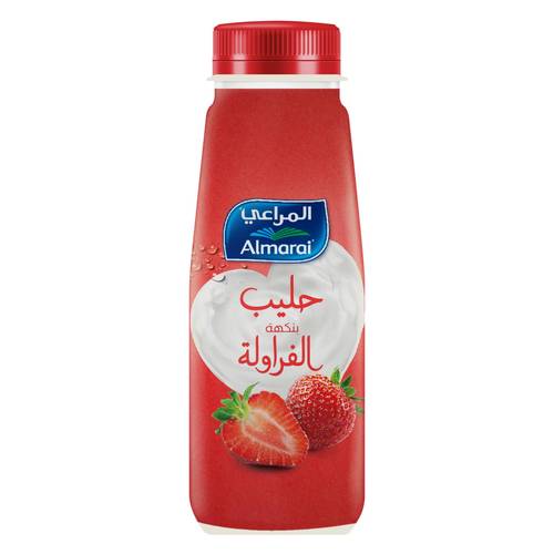 المراعي حليب بنكهة الفراولة225مل