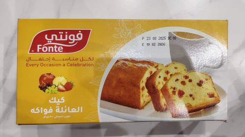 فونتي كيك العائلة فواكه 300جرام