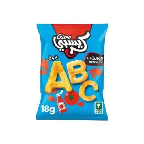 شبس حروف من كرسبي كاتشب18 جم