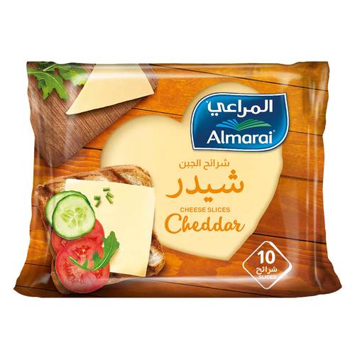 المراعي شرايح الجبن شيدر 200جرام