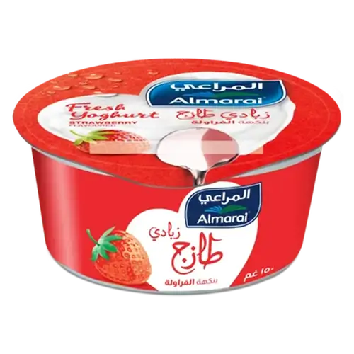 المراعي زبادي بنكهة الفراولة 150 جرام
