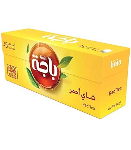باجة شاي أحمر 25كيس 2X25جم
