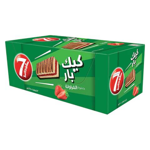 سفن دايز كيك بار بحشوة الفراولة25 غرام