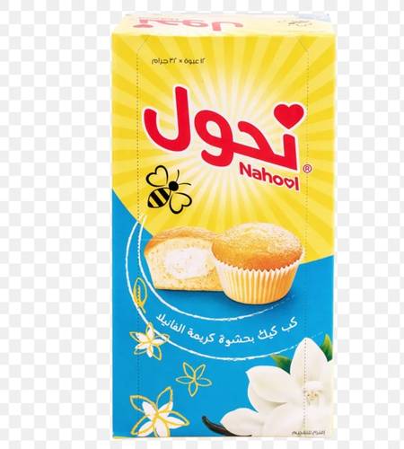 نحول كب كيك بحشوة كريمة الفانيلا 12×32جرام