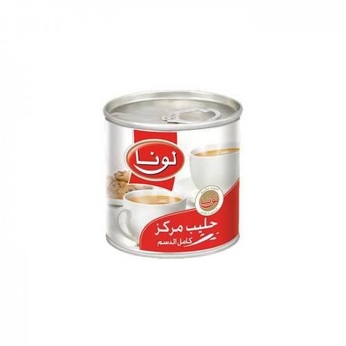 لونا حليب مركز علب كامل الدسم  170جرام