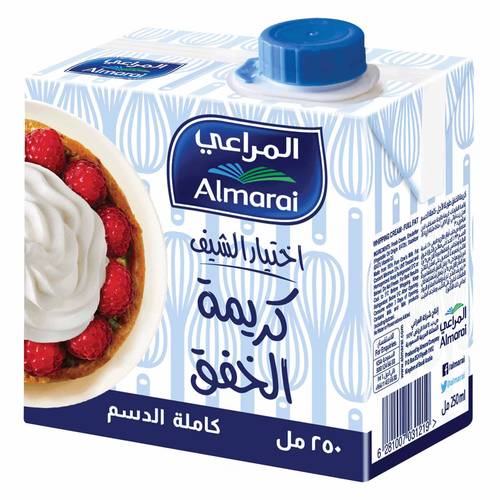 المراعي كريمة الخفق كامل الدسم 250 مل