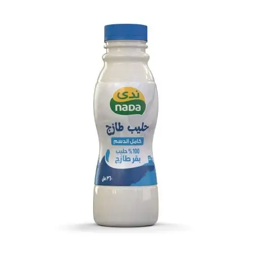 ندى حليب طازج كامل الدسم 360مل