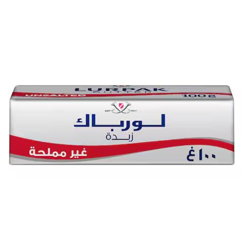 زبدة لورباك غير مملحة 100جرام