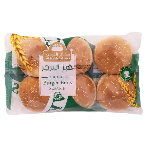 النجاح خبز البرجر بالسمسم 390غرام