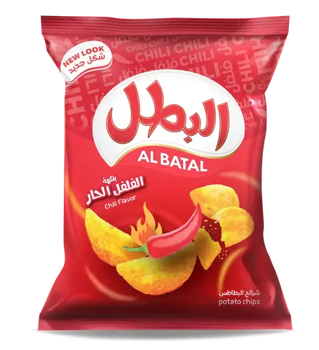 بطاطس البطل بنكهة الفلفل الحار 110جرام