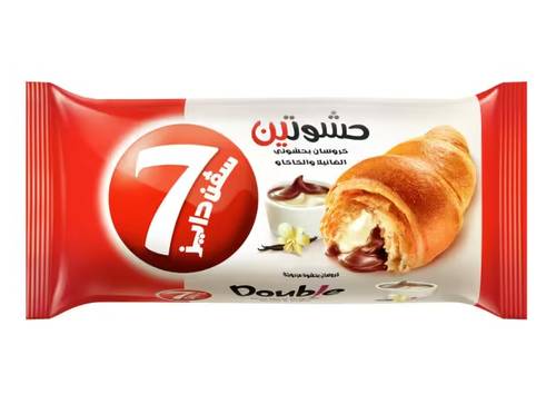 كرواسان بحشوة الفانيلا و الشوكولاتة 55جرام