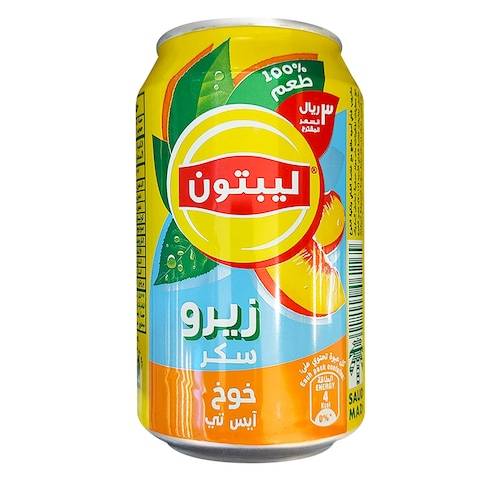 ليبتون اي ستي  زيرو سكر خوخ 310مل