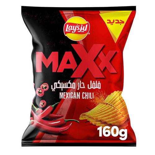 ليز ماكس فلفل حار مكسيكي 160جرام