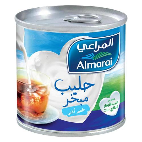 المراعي حليب مبخر كامل الدسم 170 غرام