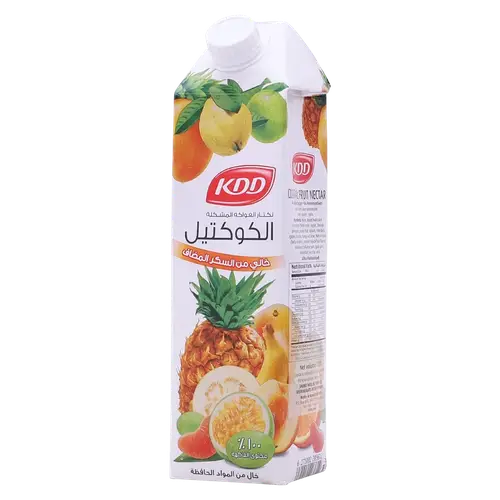 كي دي دي نكتار الكوكتيل خالي من السكر 1لتر