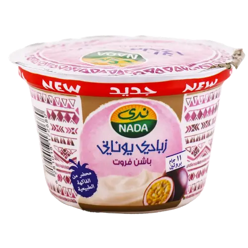 ندى زبادي يوناني بالباشن فروت 160جرام