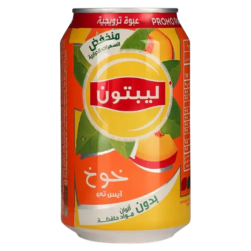 ليبتون ايس تي خوخ 320مل