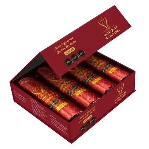 فحم الطيب سريع الاشتعال 40 حجم صغير
