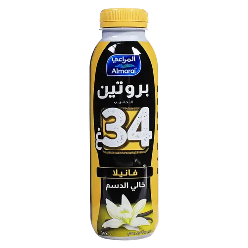 المراعي حليب بروتين فانيليا خالي الدسم 400مل