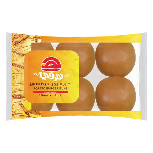 هرفي خبز برجر البطاطس 6 قطع400غرام