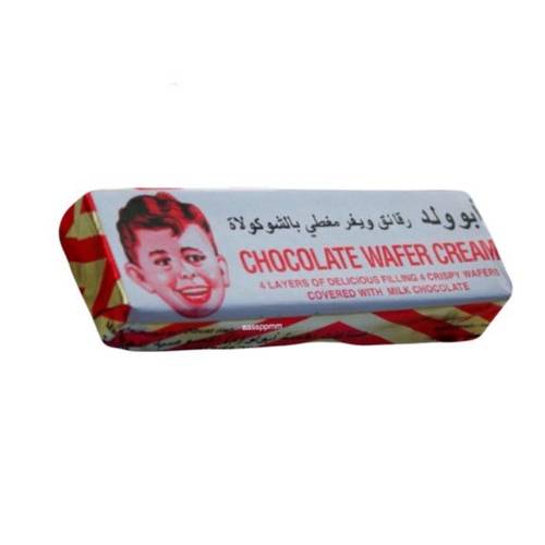 أبو ولد رقائق ويفر مغطي باشوكولاة12 غرام