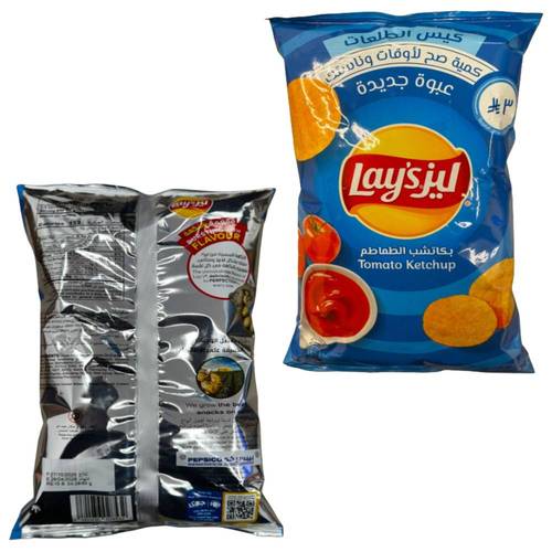 ليز بطاطس بالكاتشب 60جرام