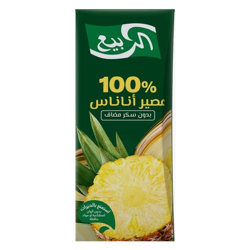 الربيع عصير الاناناس 185مل