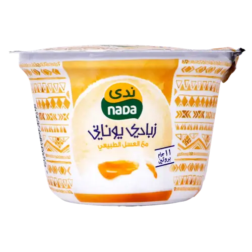 ندى زبادي يوناني بالعسل الطبيعي 11 جم بروتين 160 جرام