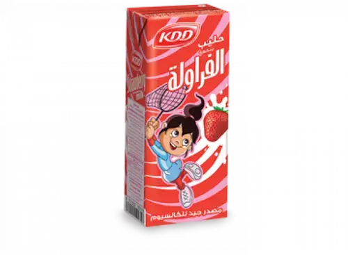 كي دي دي حليب بنكهة الفراولة 180مل