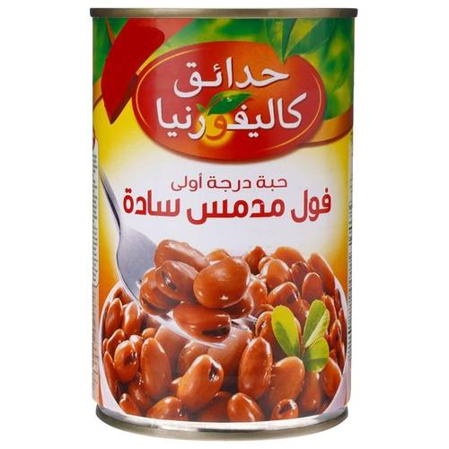 حدائق كاليفورنيا فول مدمس ساده
