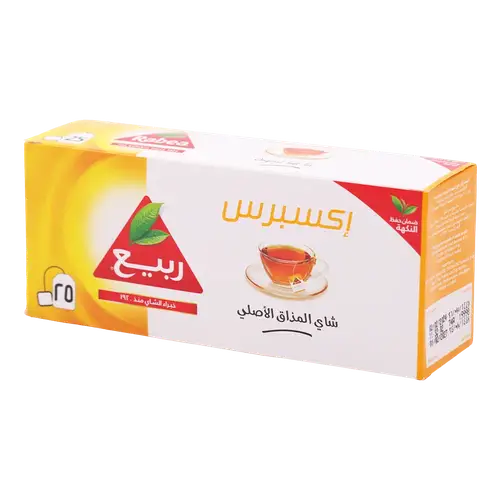 ربيع شاي اسود المذاق الأصلي اكياس ٢٥ حبة