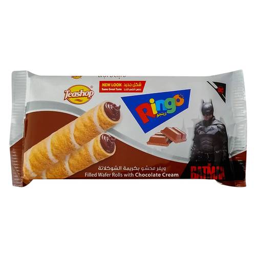 البطل تيشوب رينجو ويفر بكريمة الشوكولاتة16جرام