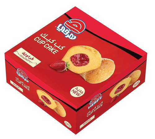 هرفي كب كيك فراولة