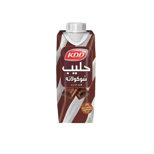 كي دي دي حليب شوكولاتة قليل الدسم 250ملي