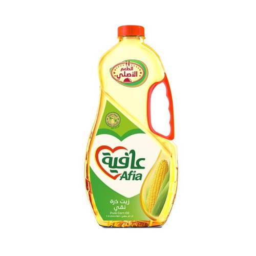 عافية زيت الذرة ١.٥ لتر