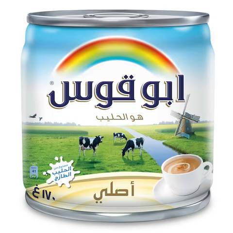 ابو قوس حليب مبخر كامل الدسم 170 مل