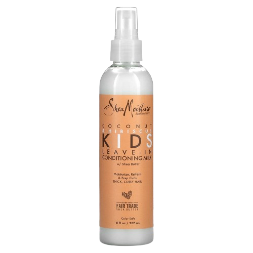 SheaMoisture Kids, Leave-In Conditioning Milk with Shea Butter, Thick, Curly Hair, Coconut & Hibiscus, 8 fl oz (237 ml